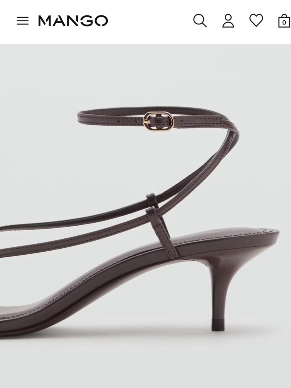 NWT Mango Heeled Sandals - Picture 2 of 7